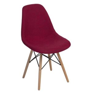 Jídelní židle P016W Duo inspirovaná DSW šedo-červená