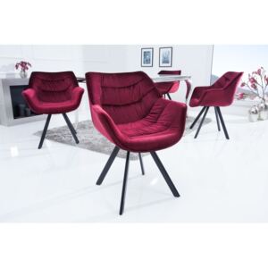 Židle Molly Comfort - bordeaux červená / 38598
