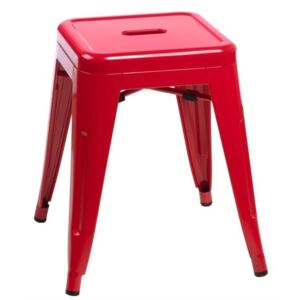 Židle Paris inspirovaná Tolix červená