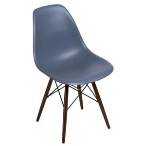 Jídelní židle P016W PP inspirovaná DSW dark tmavě šedá