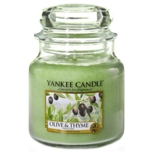 Yankee Candle svíčka Olivy a tymián | 410g