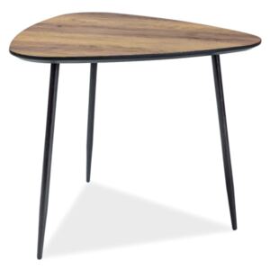 Příruční stolek s deskou v dekoru ořech ENVO B