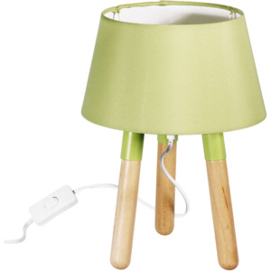 TimeLife Stolní lampa 30 cm, trojnožka, zelená