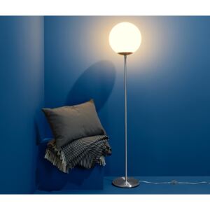 Stojací lampa s LED „Skleněná koule“