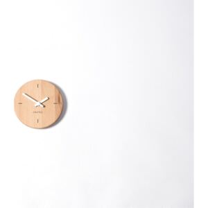 Nástěnné hodiny Pure XS, pálený ciferník 3, bílé ručičky