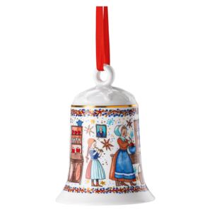 Rosenthal Vánoční porcelánový zvonek, Vánoční pečení, 12 cm, limitovaná edice 02250-727321-27916