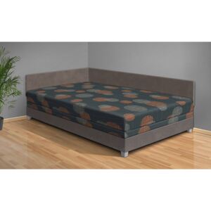Nabytekmorava Postel IKEA 200x110 potahová látka: šedá/53980-1007