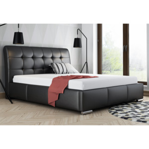 Čalouněná postel BERAM + matrace DE LUX, 140x200, madryt 1100