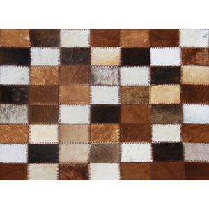 Luxusní koberec, pravá kůže, 120x184, KŮŽE TYP 3
