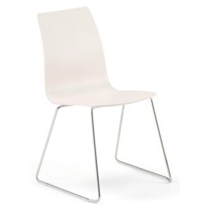 AJ Produkty Židle Filip, V 450 mm, chrom, bílá