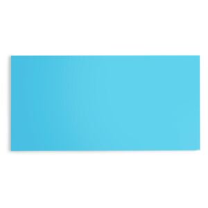 AJ Produkty Skleněná magnetická tabule, 1000x2000 mm, světle modrá