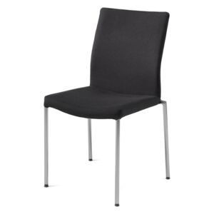 AJ Produkty Konferenční židle Brooks, textilní potah, černá, hliníkově šedá