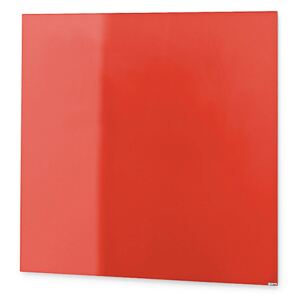 AJ Produkty Skleněná magnetická tabule, 300x300 mm, pastelově červená