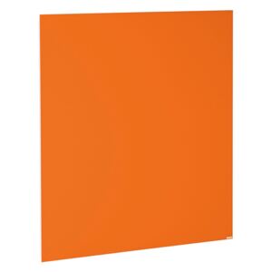 AJ Produkty Skleněná magnetická tabule, 1000x1000 mm, pastelově oranžová