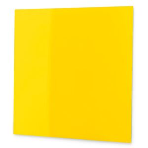 AJ Produkty Skleněná magnetická tabule, 300x300 mm, žlutá