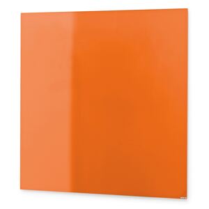AJ Produkty Skleněná magnetická tabule, 500x500 mm, pastelově oranžová