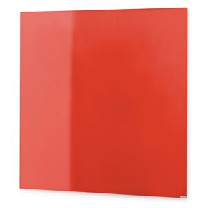 AJ Produkty Skleněná magnetická tabule, 500x500 mm, pastelově červená