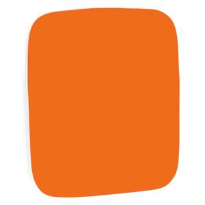 AJ Produkty Skleněná tabule, kulaté rohy, 300x300 mm, pastelově oranžová