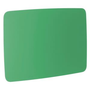 AJ Produkty Skleněná magnetická tabule, kulaté rohy, 1500x1000 mm, zelená