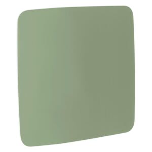 AJ Produkty Skleněná tabule, kulaté rohy, 1000x1000 mm, pastelově zelená
