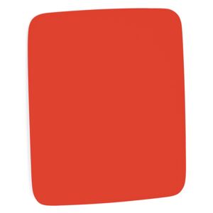 AJ Produkty Skleněná tabule, kulaté rohy, 500x500 mm, pastelově červená