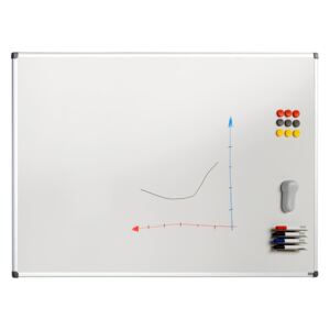 AJ Produkty Bílá magnetická tabule, 900x1200 mm