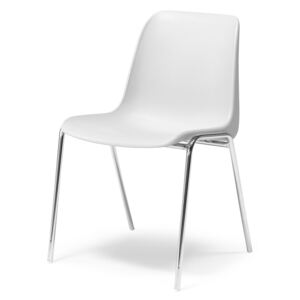 AJ Produkty Plastová židle Sierra, bílá