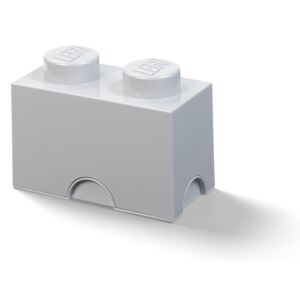 Dětský šedý úložný box LEGO® Rectangle