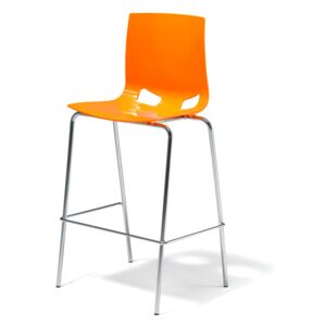 AJ Produkty Barová židle Juno, oranžová