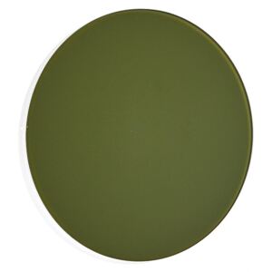AJ Produkty Kulatá skleněná tabule, magnetická, Ø 350 mm, olivově zelená