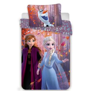 Povlečení Ourbaby Frozen Elsa and Anna mix barev 200x140 + 90x70 cm