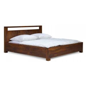 SOB | Masivní postel hnědé palisandrové dřevo Sheesham 180x200, Rozměry postele 140x200