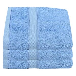 Froté ručník 50x100 Jednobarevný světle modrý