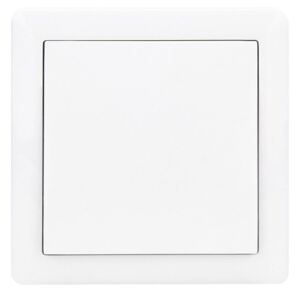 Solight vypínač Slim č. 7 křížový, bílý 5B114