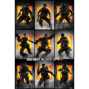 Plakát - Call of Duty Black Ops 4 (Characters)