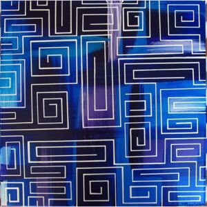 Ručně malovaný obraz Tereza Posoldová - Labyrint