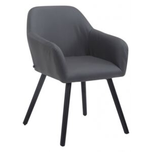 Jídelní / konferenční židle Rubin V2 podnož černá, šedá