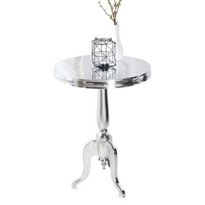Demsa home Odkládací stolek Jardus, 75 cm, stříbrný
