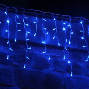 LED světelné krápníky - 3x0,9m, modrá, 240 diod