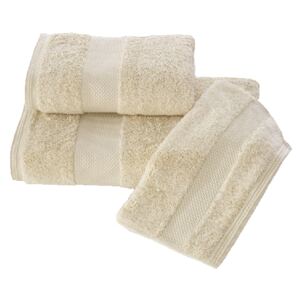 Luxusní ručník DELUXE 50x100cm Světle béžová, 650 gr / m², Modal - 17% modal / 83% výběrová bavlna