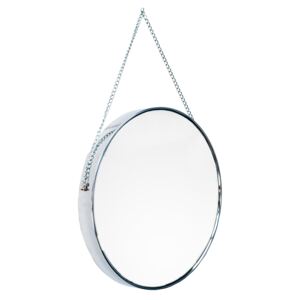 Demsa home Nástěnné zrcadlo Portio, 45 cm, stříbrné