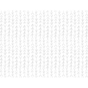 Tapeta na zeď - Šipky skandi styl Barva: bílá-sv.šedá, Materiál: Digitální eko vlies