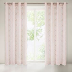 Dekorační vzorovaná záclona SALLO růžová 140x250 cm MyBestHome
