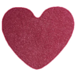 Vopi koberce Kusový koberec Eton Srdce růžový - Navrhněte si vlastní rozměr a tvar - klikněte zde
