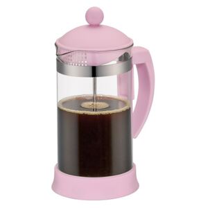 Kávovar stlačovací MARIELLA na 8 šálků, pastelově růžový - Cilio