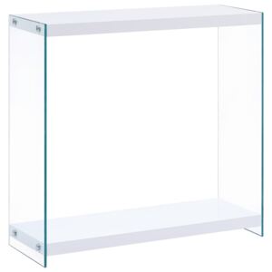 Konzolový stolek - MDF - bílý | 80x29x75,5 cm