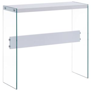 Konzolový stolek - MDF - bílý | 82x29x75,5 cm