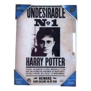 SD Toys Skleněný plakát Harry Potter - Undesirable No. 1