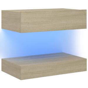 Noční stolek Allkaz - dřevotříska - 60x35 cm | dub sonoma