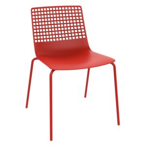 Židle Wire 4 červená